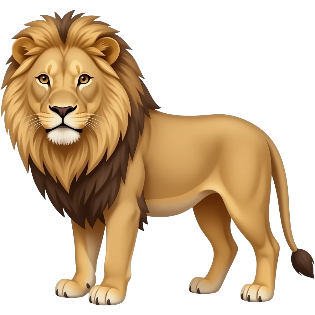 Barbary Lion Full-Body emoji