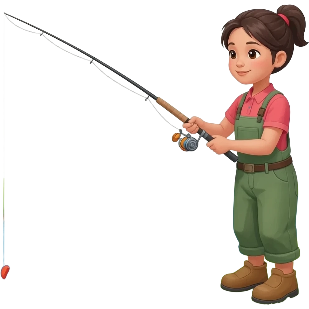 Lilly rebel asian girl fishing emoji