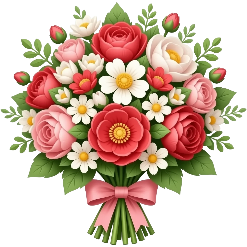 Giant flower bouquet emoji