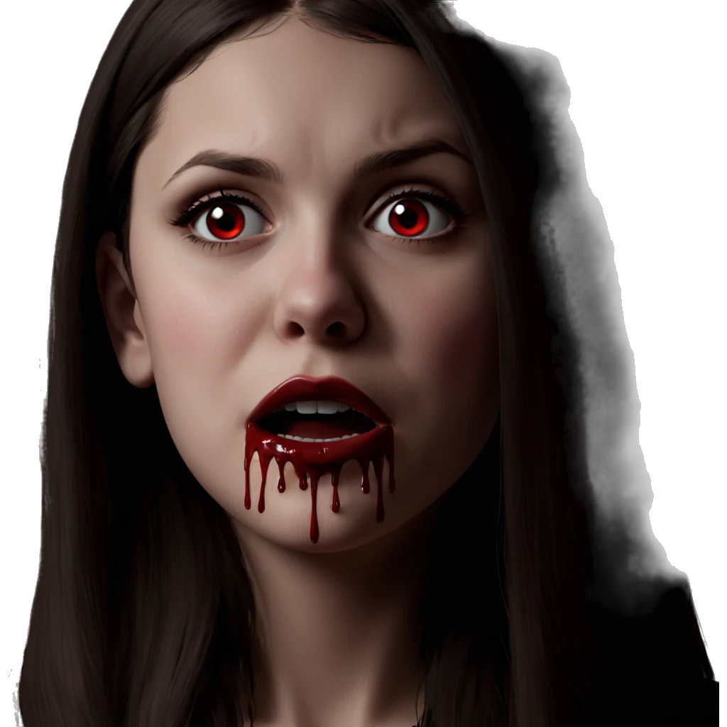 bloodstained beauty portrait emoji