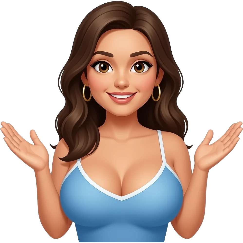 latina big tits in hands emoji