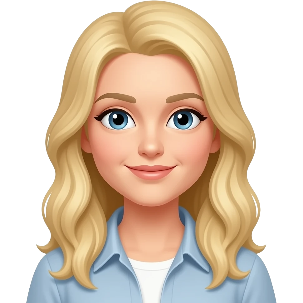 BLOND  WOMAN Photographer emoji