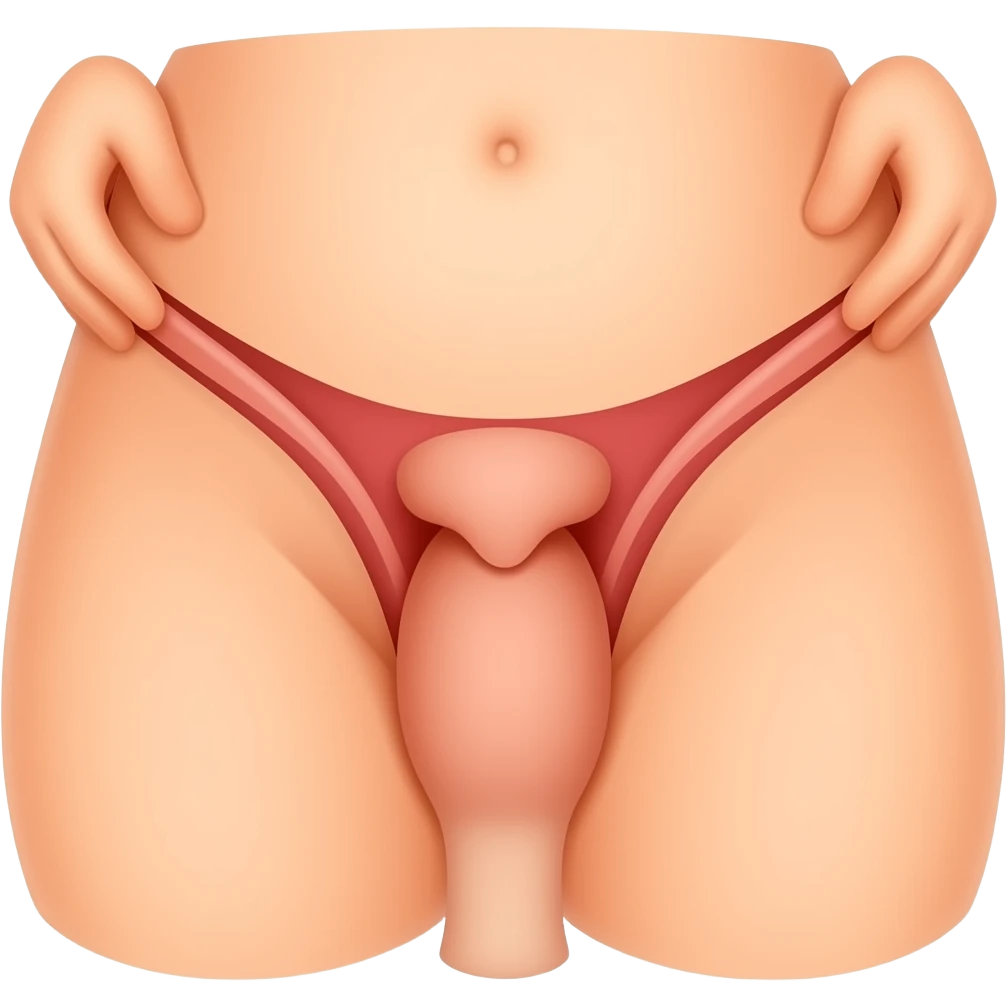 Penis entering labia emoji