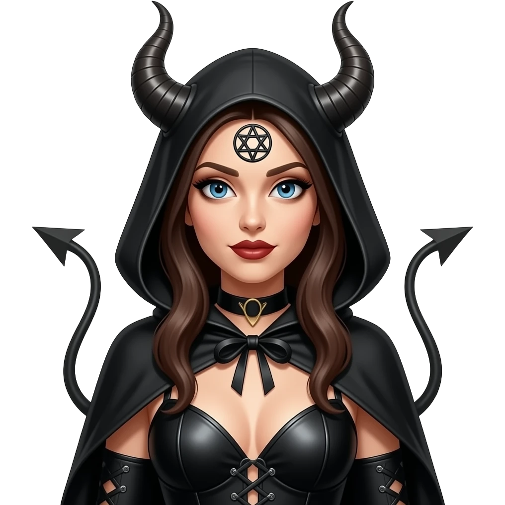 Baphomet babe freak show emoji