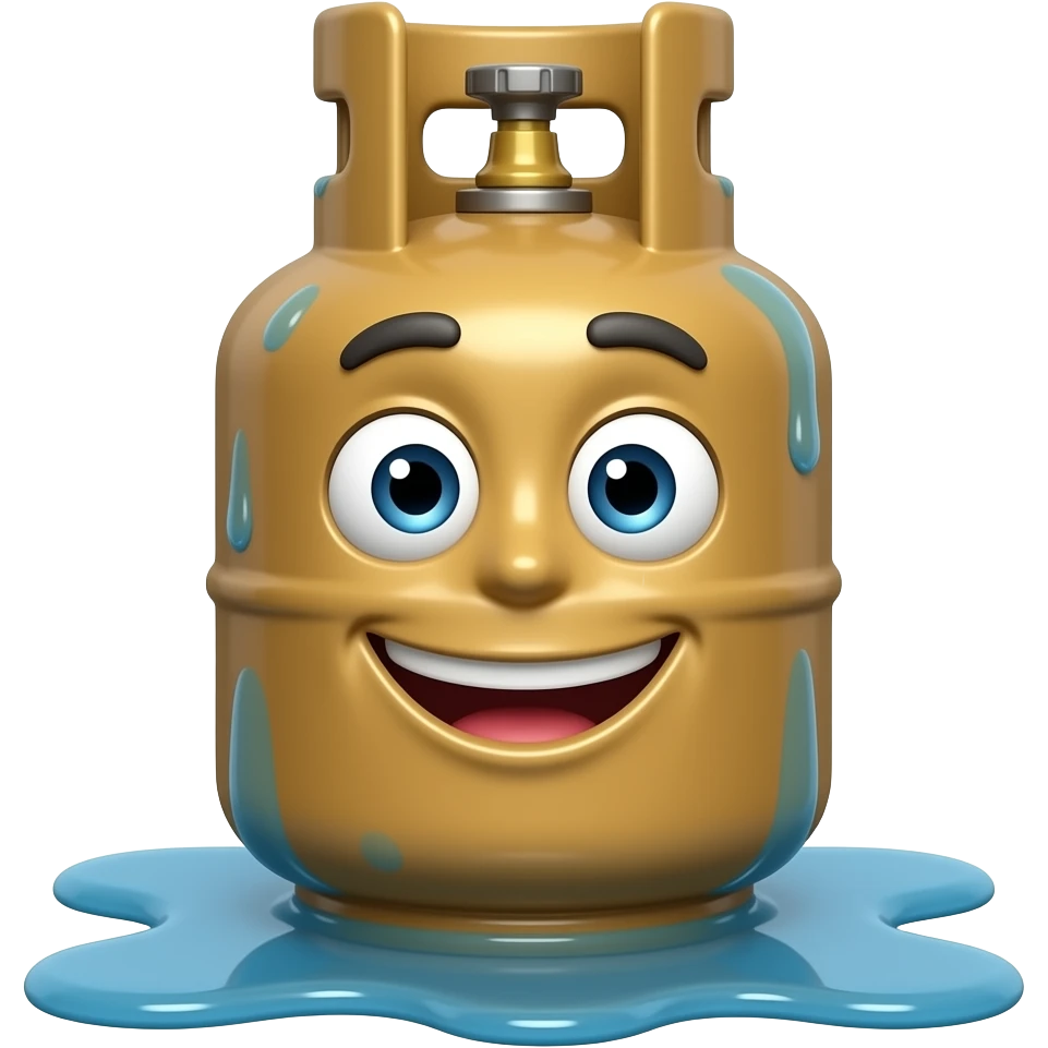 Gas elpiji yang lucu emoji