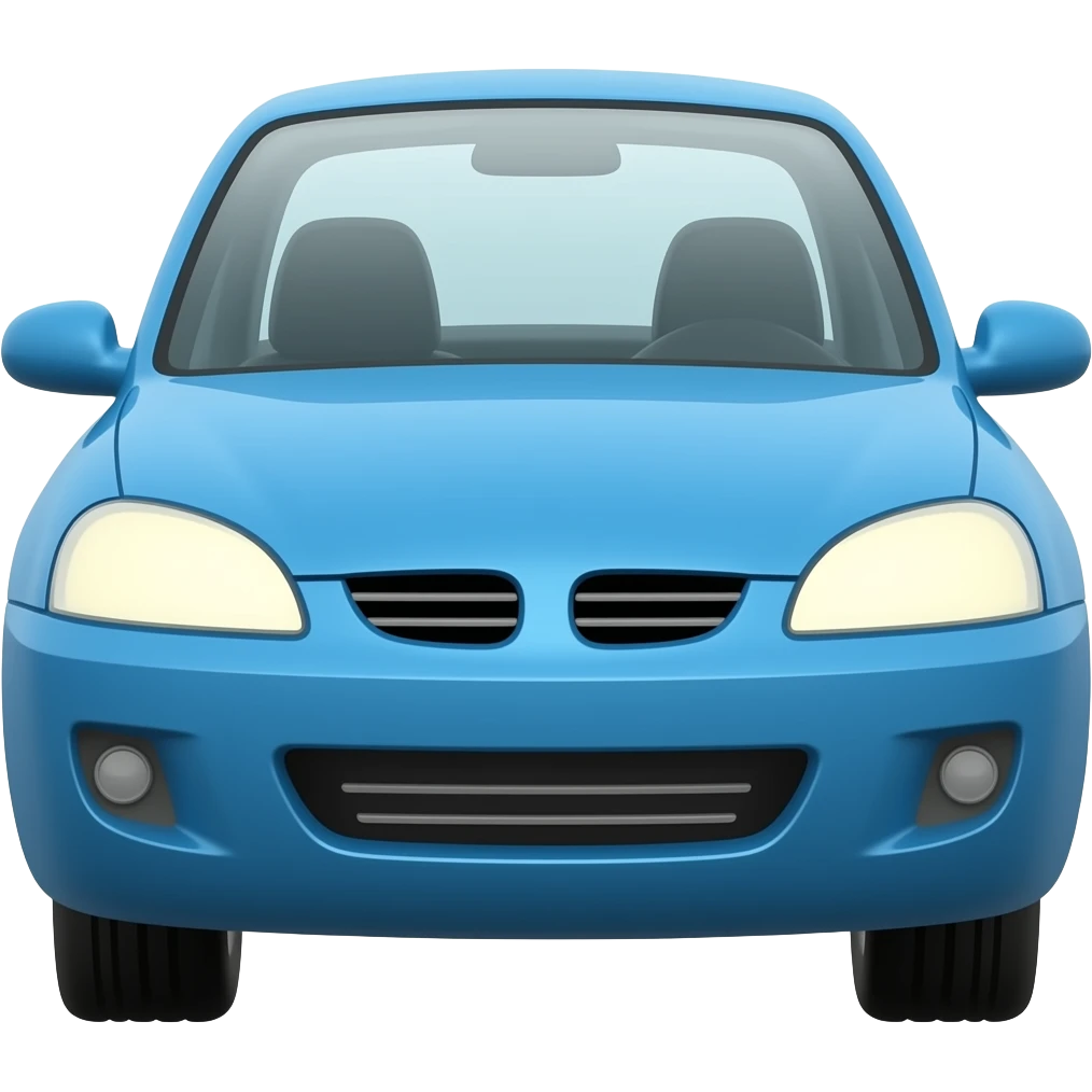 blue car ios emoji emoji