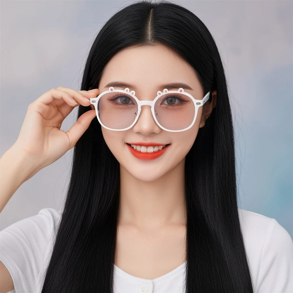 kpop sunglasses, cute, expressive, minimal emoji