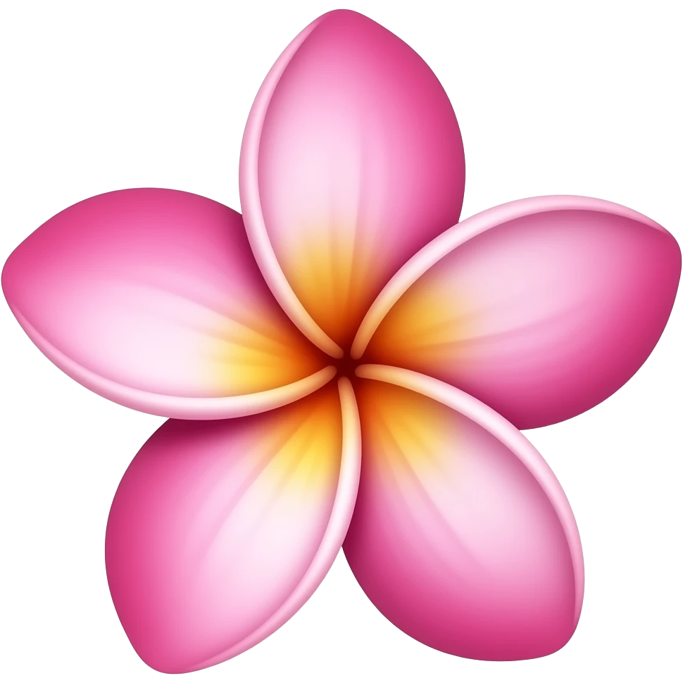 Frangipani emoji