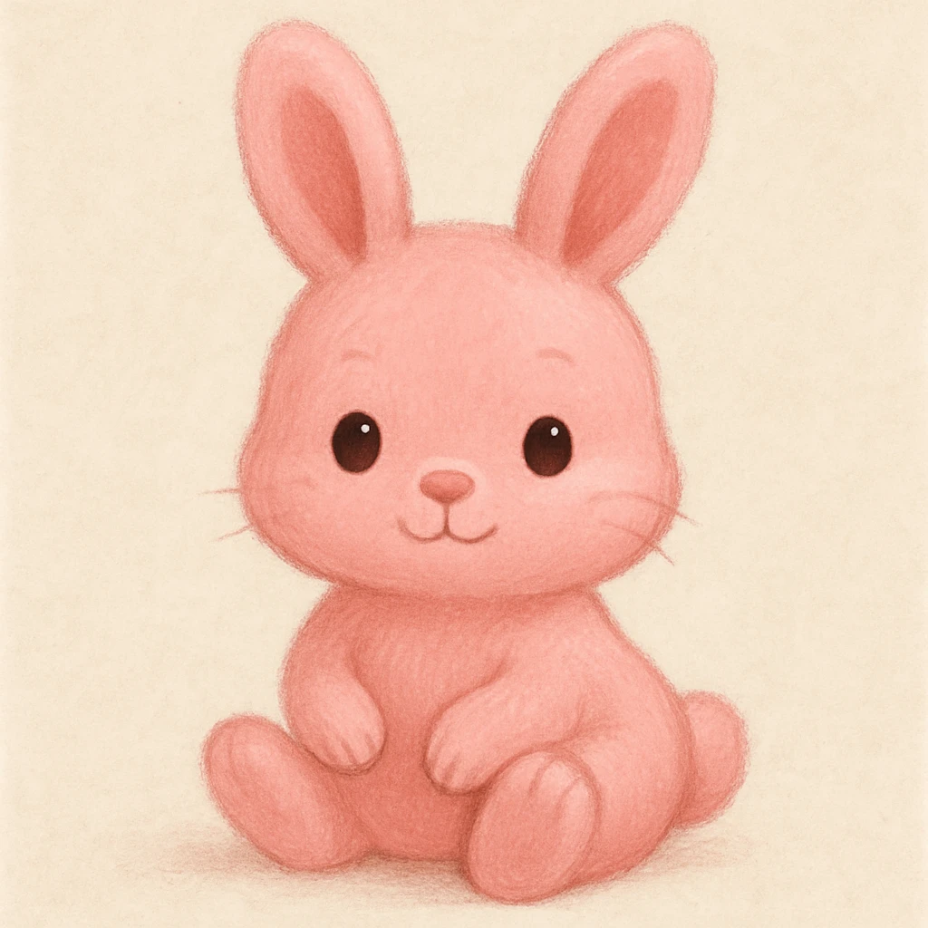 pink bunny emoji