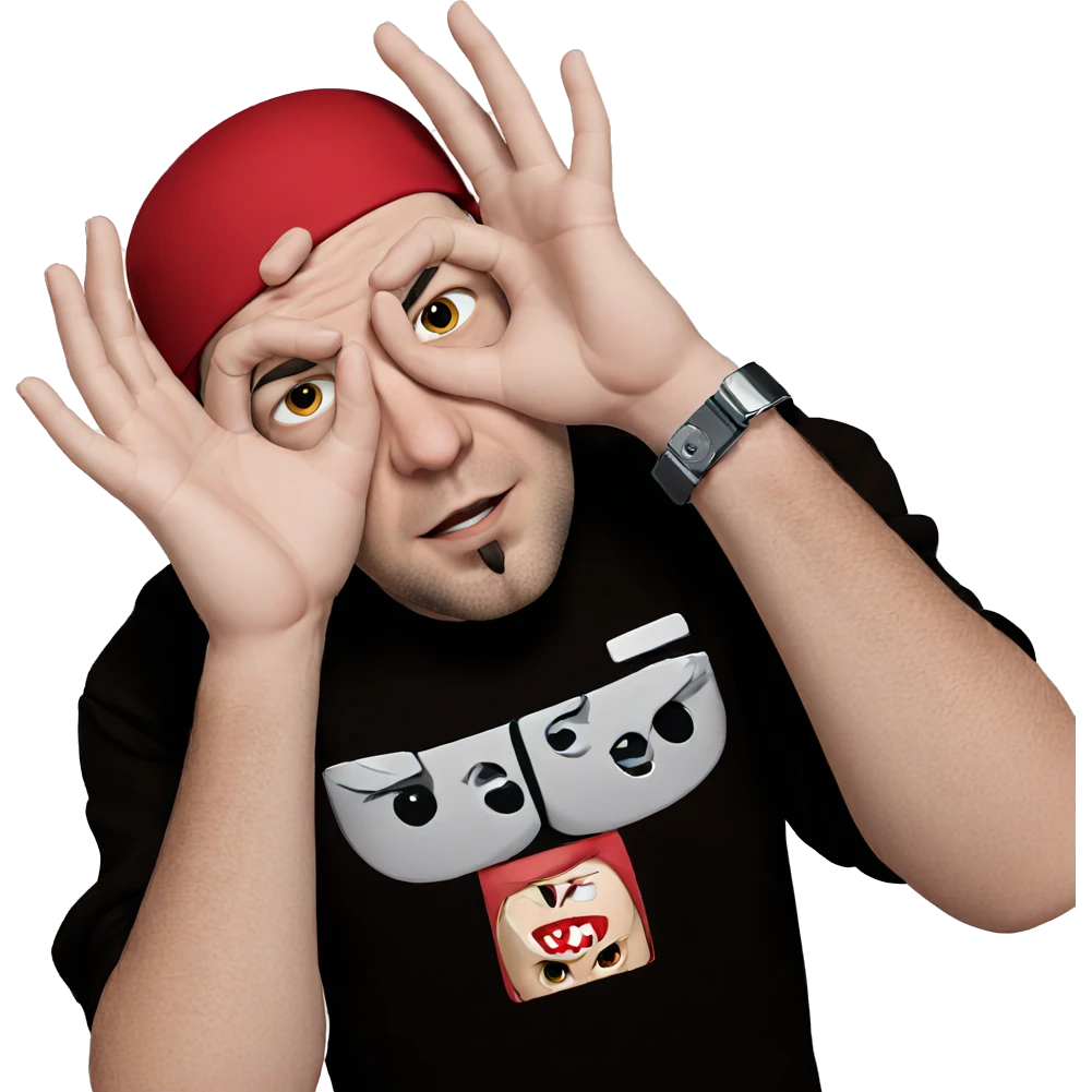stylish guy with baseball cap emoji