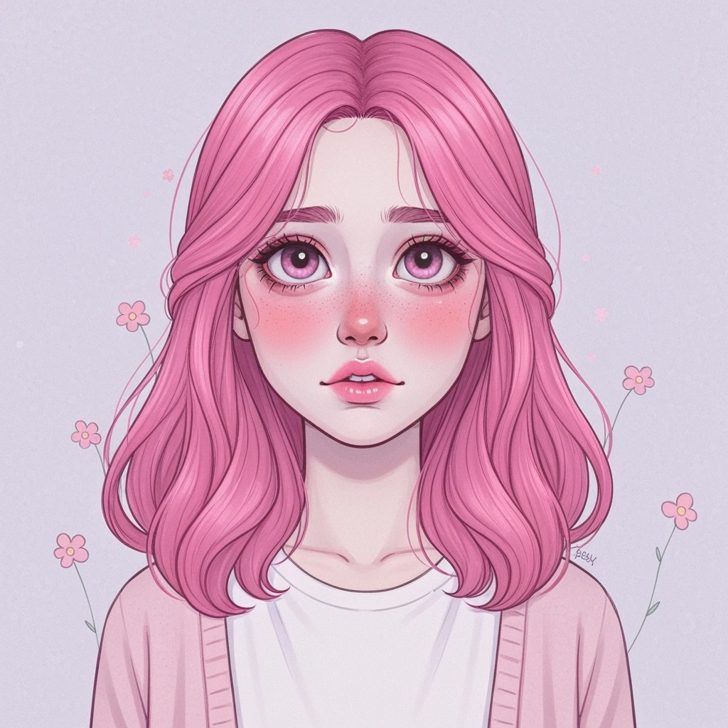 pastel horror profile picture, cute, expressive, minimal, variation 4 emoji