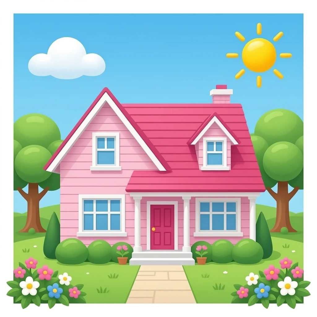 barbie home emoji