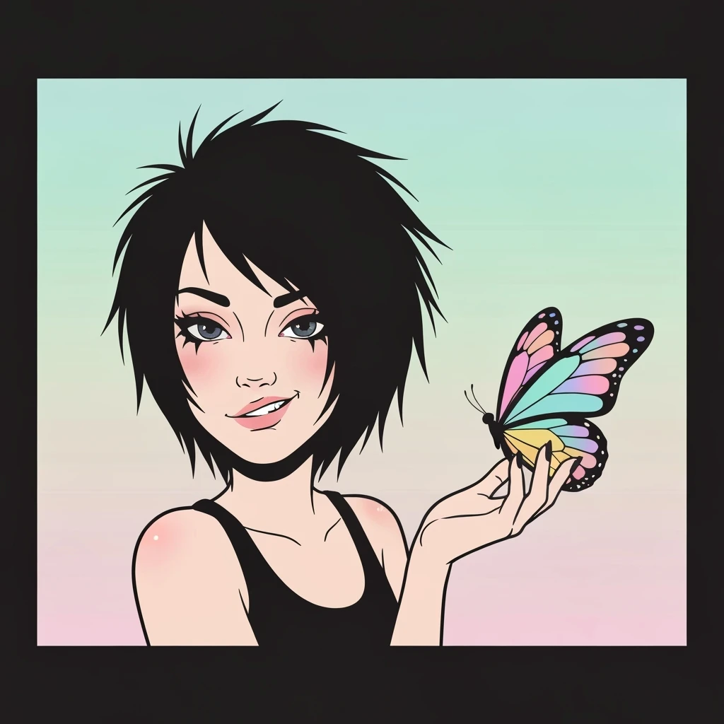 emo banner, cute, expressive, minimal, variation 2 emoji