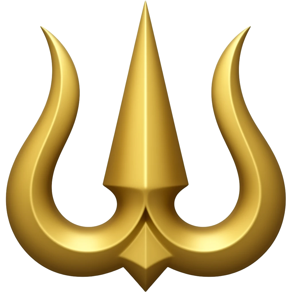 Trishul Trident emoji