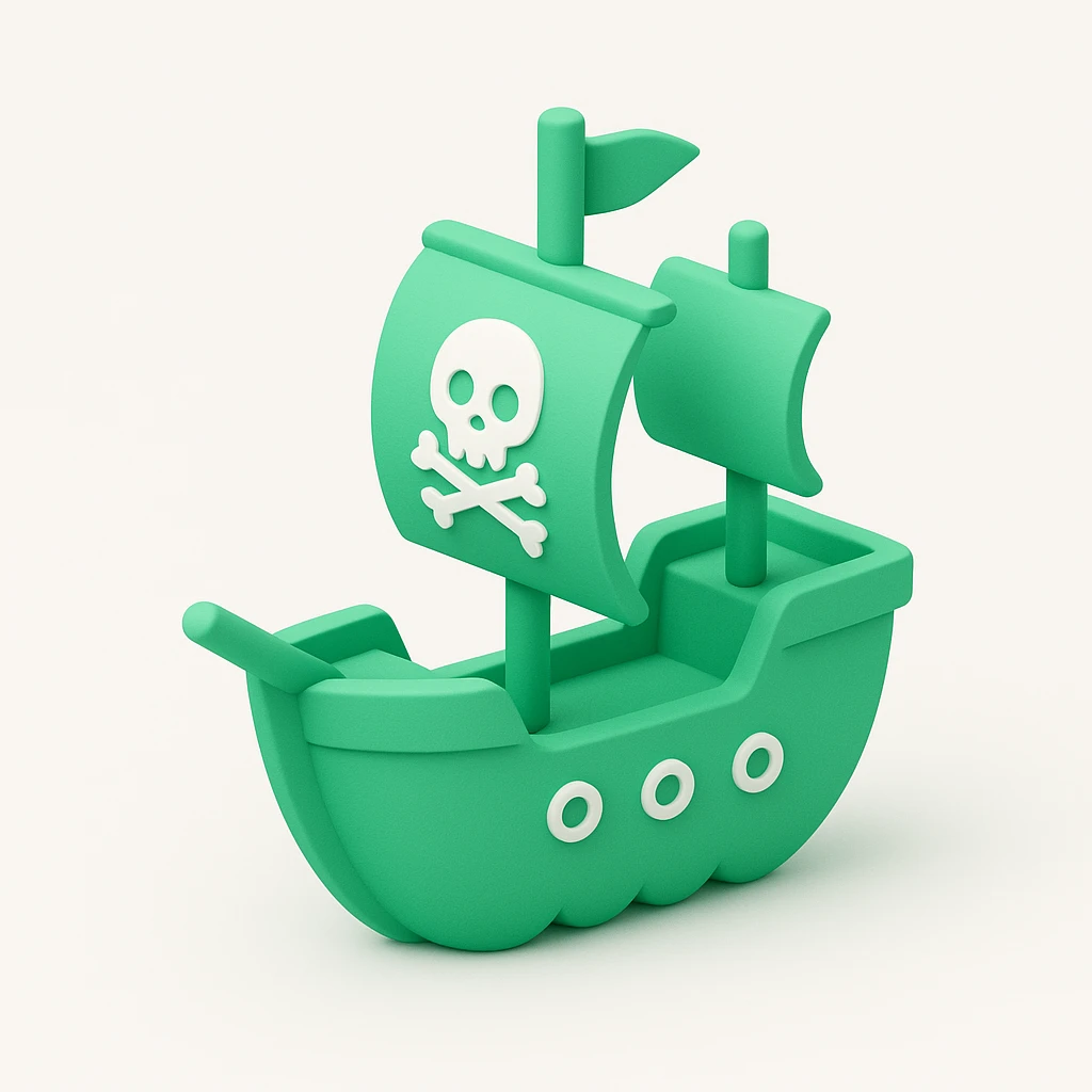 pirate ship emoji