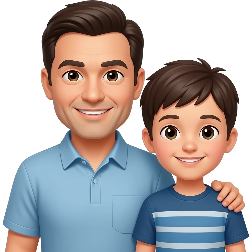 Dad & son emoji