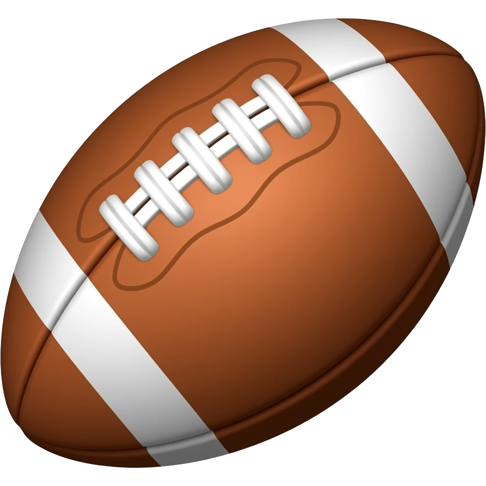 rugby ball emoji