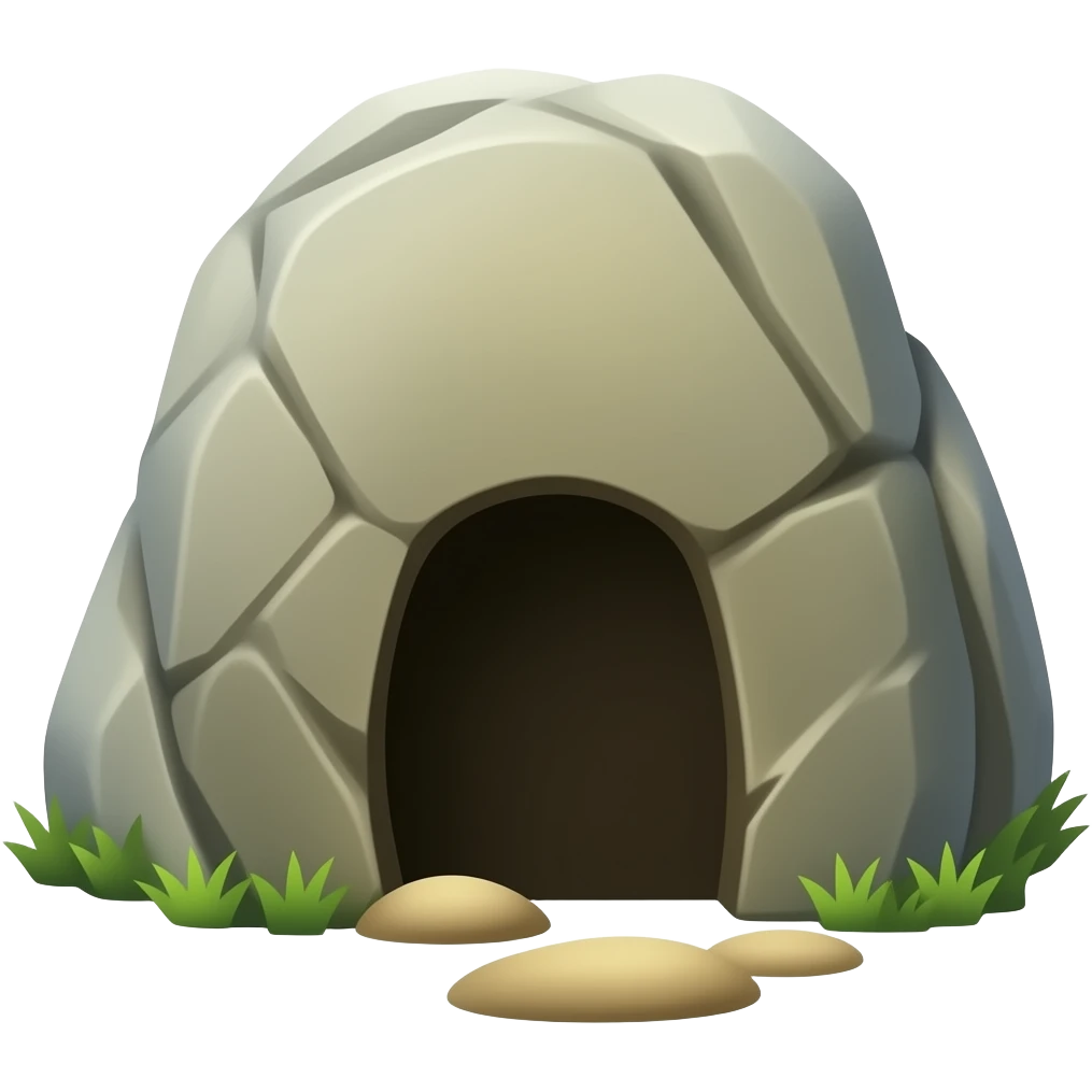 stone rolled away jesus's tomb emoji