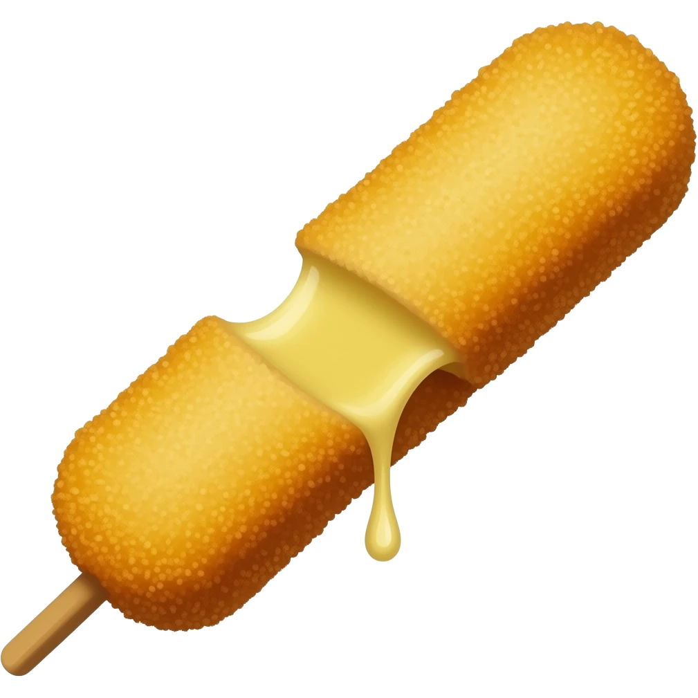 deep fried stick of butter on a stick emoji