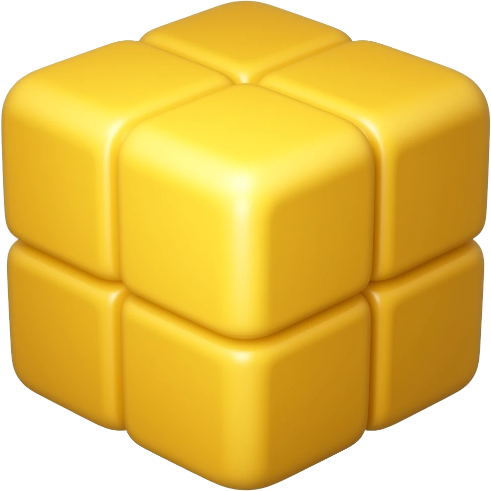 yellow cube emoji