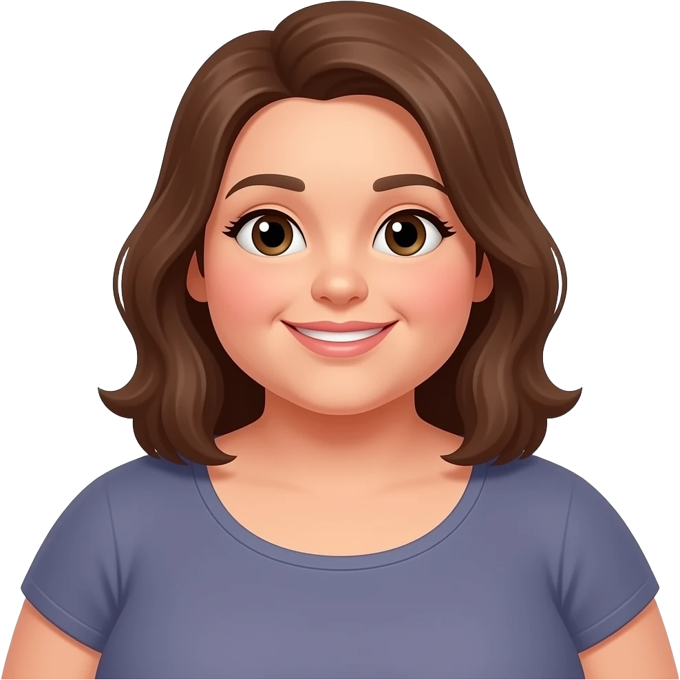 Fat woman emoji