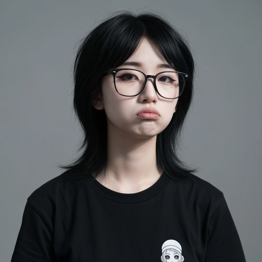 emo profile picture, cute, expressive, minimal, variation 4 emoji