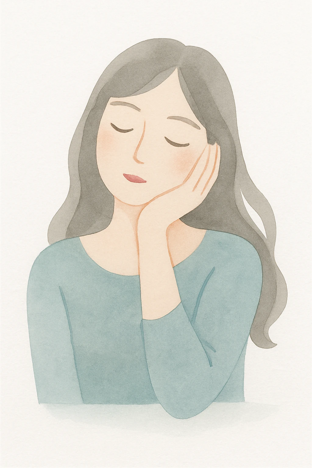 a beautiful girl dreaming emoji