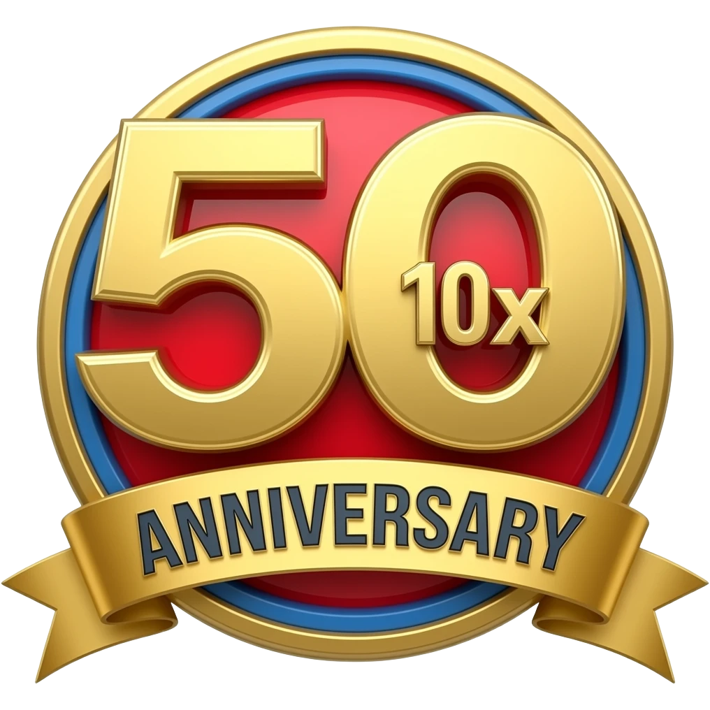 coupe celebrating 50 year aniversary emoji