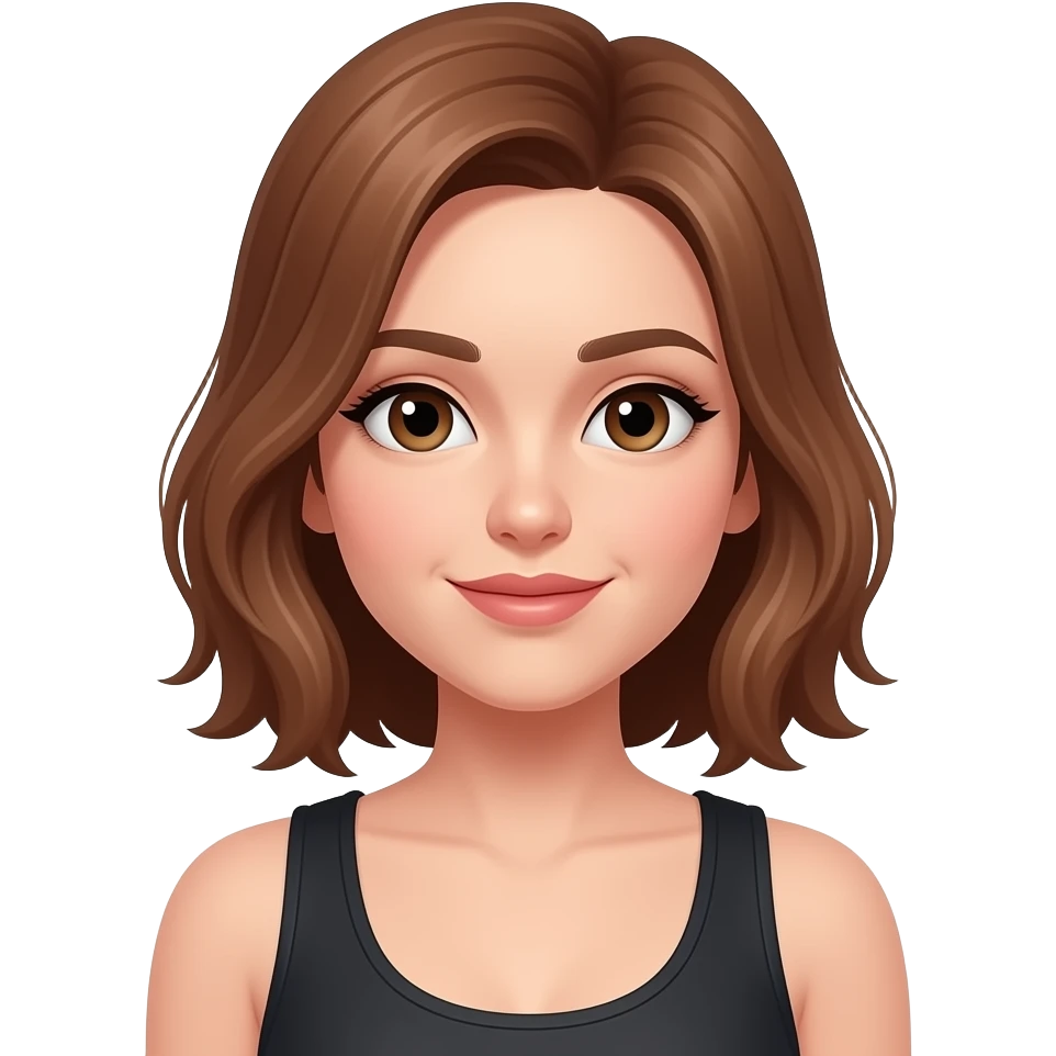 gameuse, femme, châtain clair, cheveux mi-long emoji