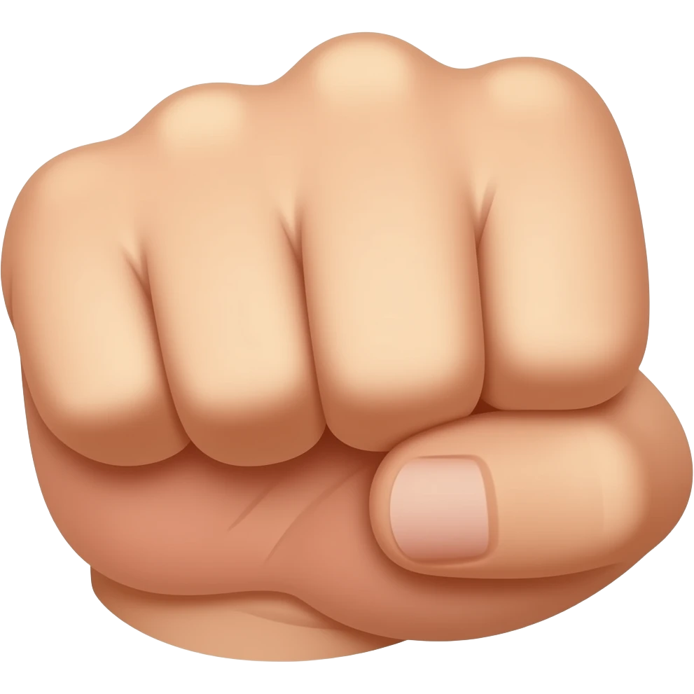 arms close fist emoji