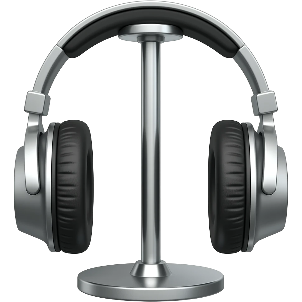 headphone on stand emoji