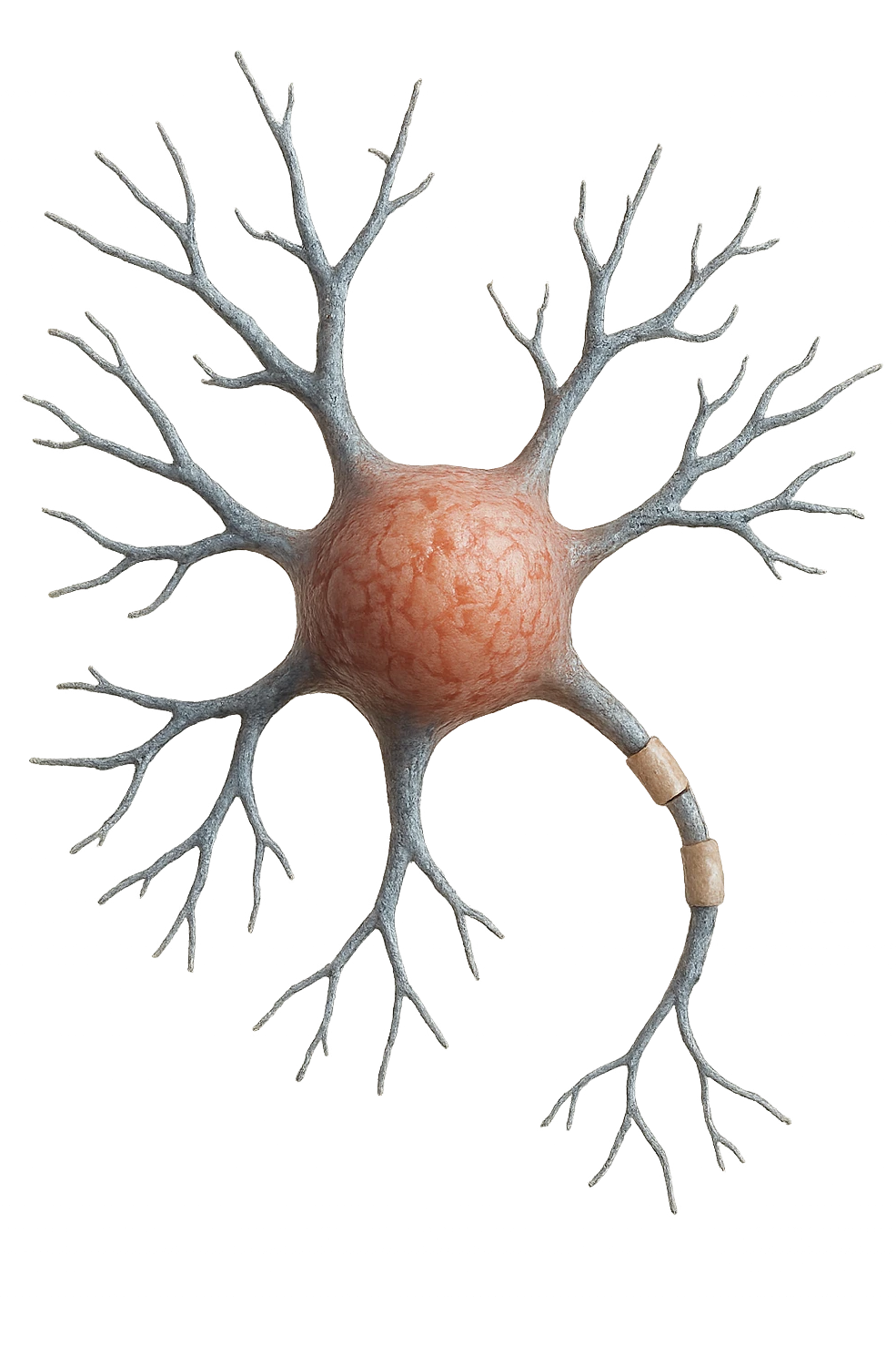 neurone umano anatomico iperrealistica in 3d emoji