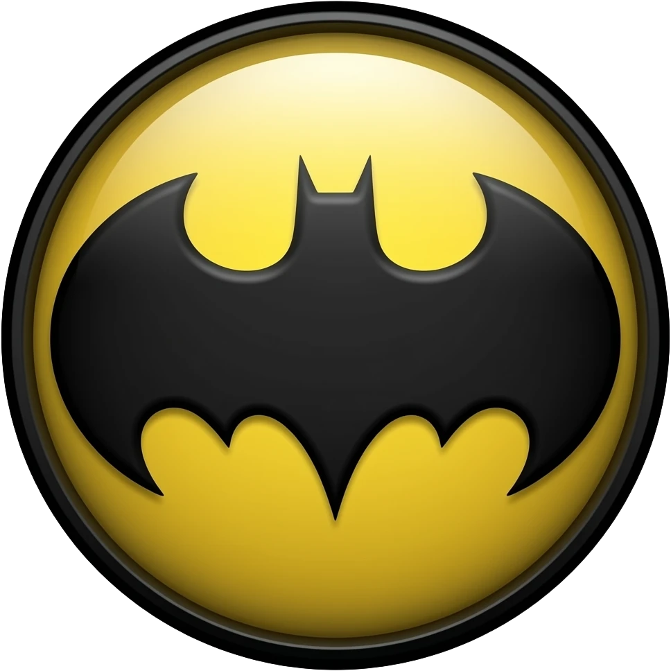 Batman logo emoji