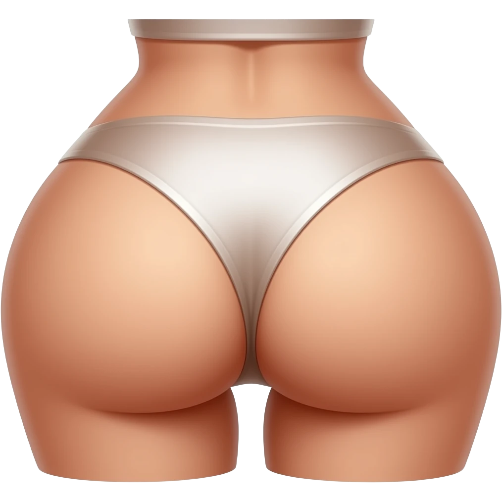 Very big butt cheeks emoji