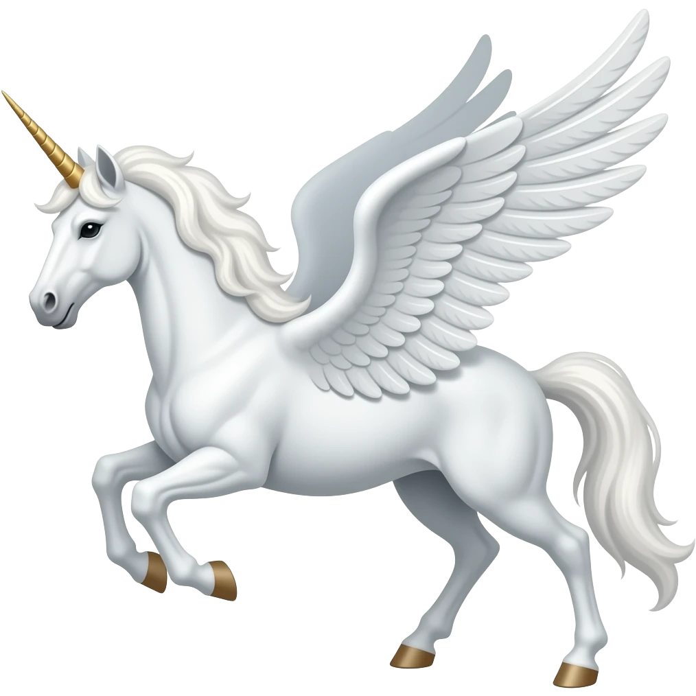 Pegasus with wings emoji