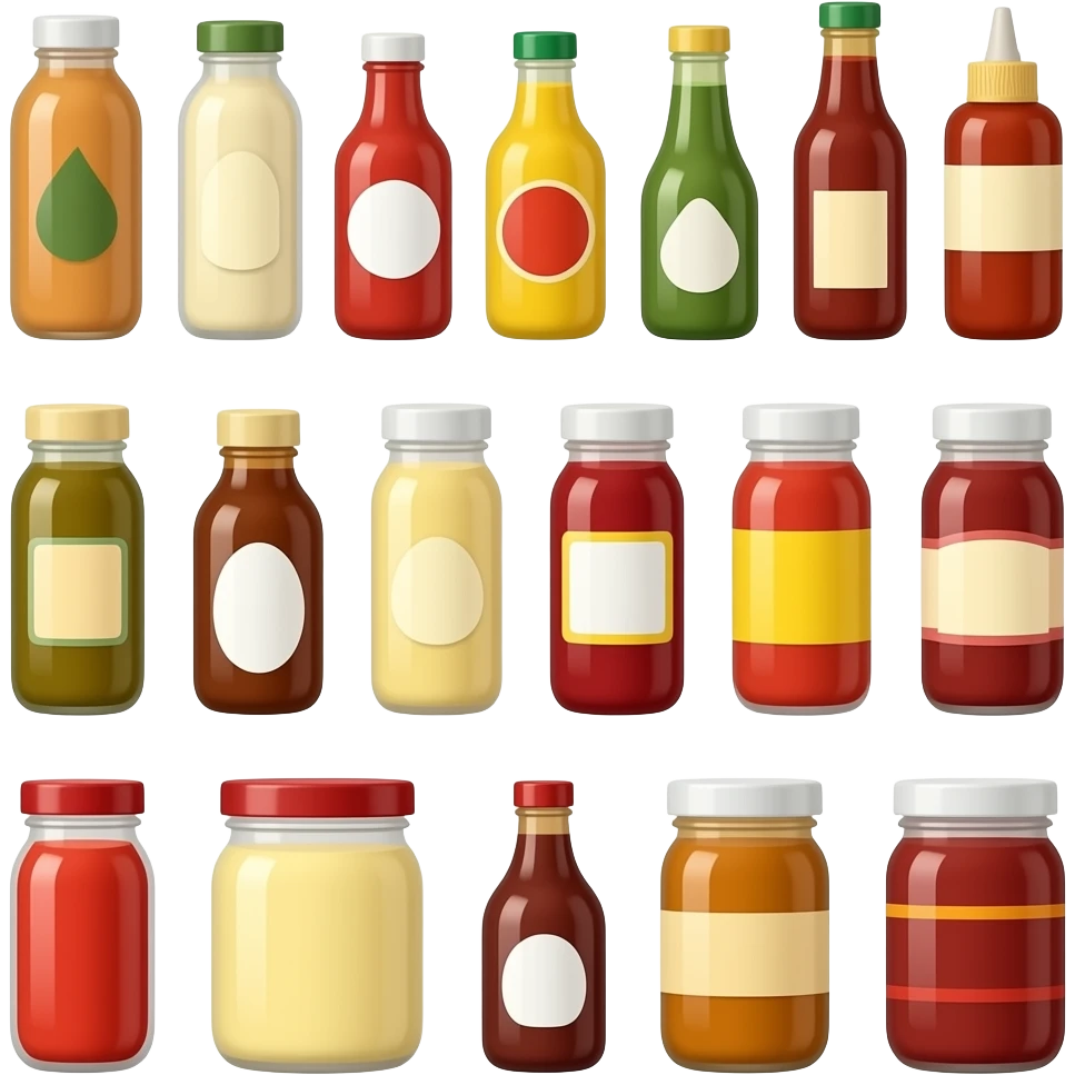 condiments and sauces emoji