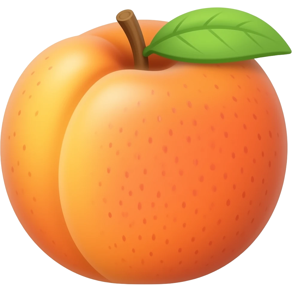 juicy peach emoji