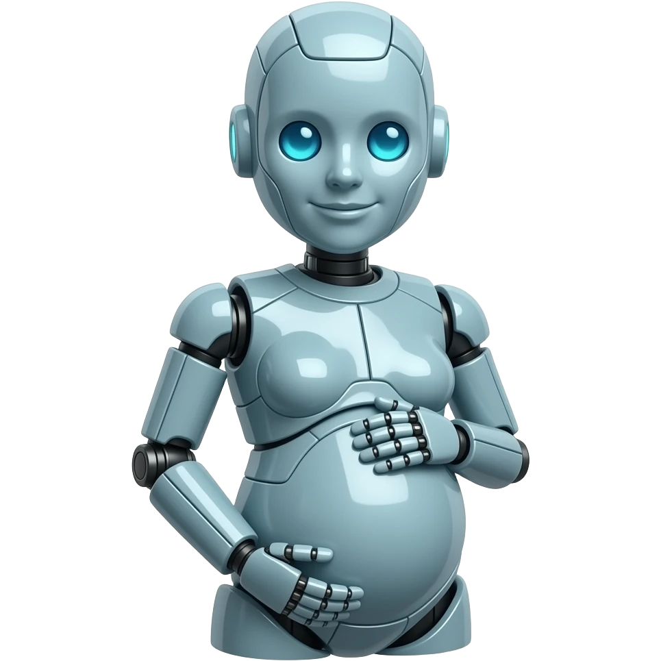 robot Pregnant emoji