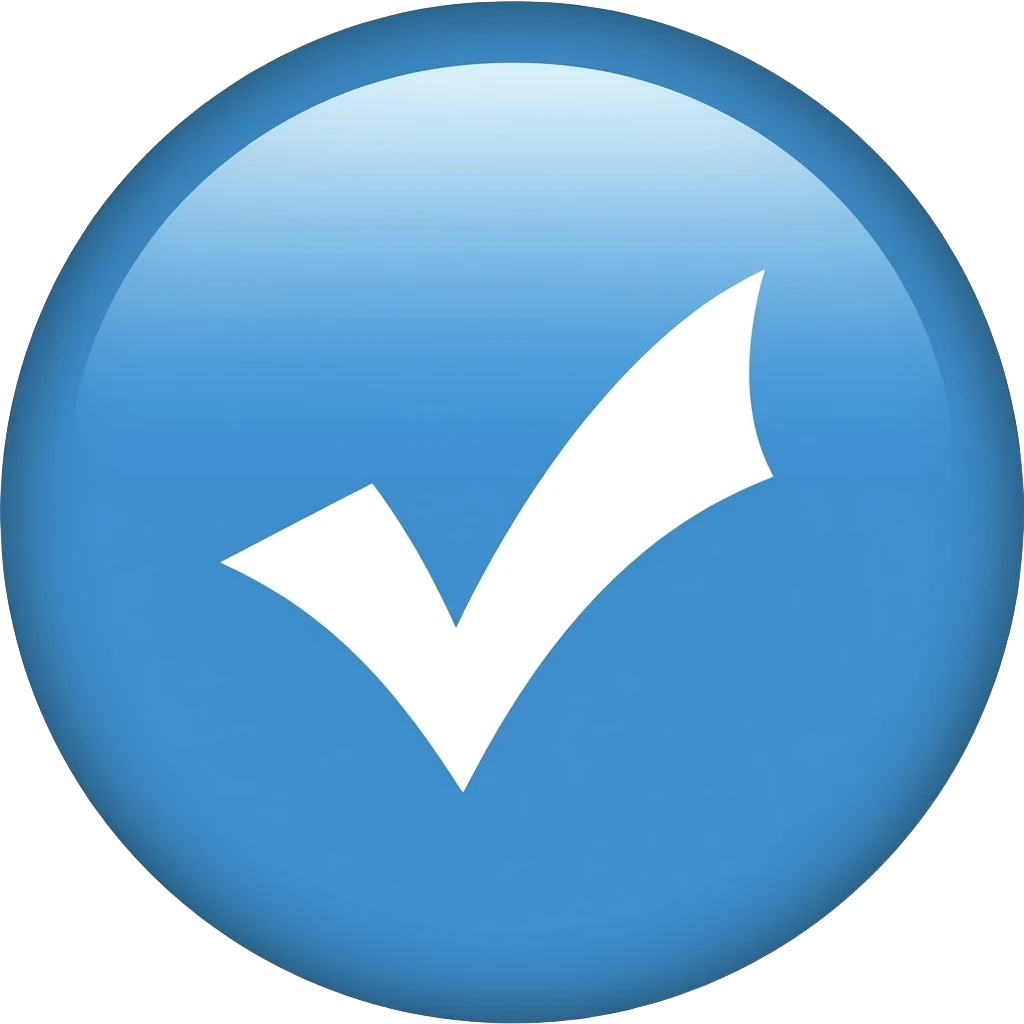 Make me an emoji that’s similar to TikTok verification tick emoji