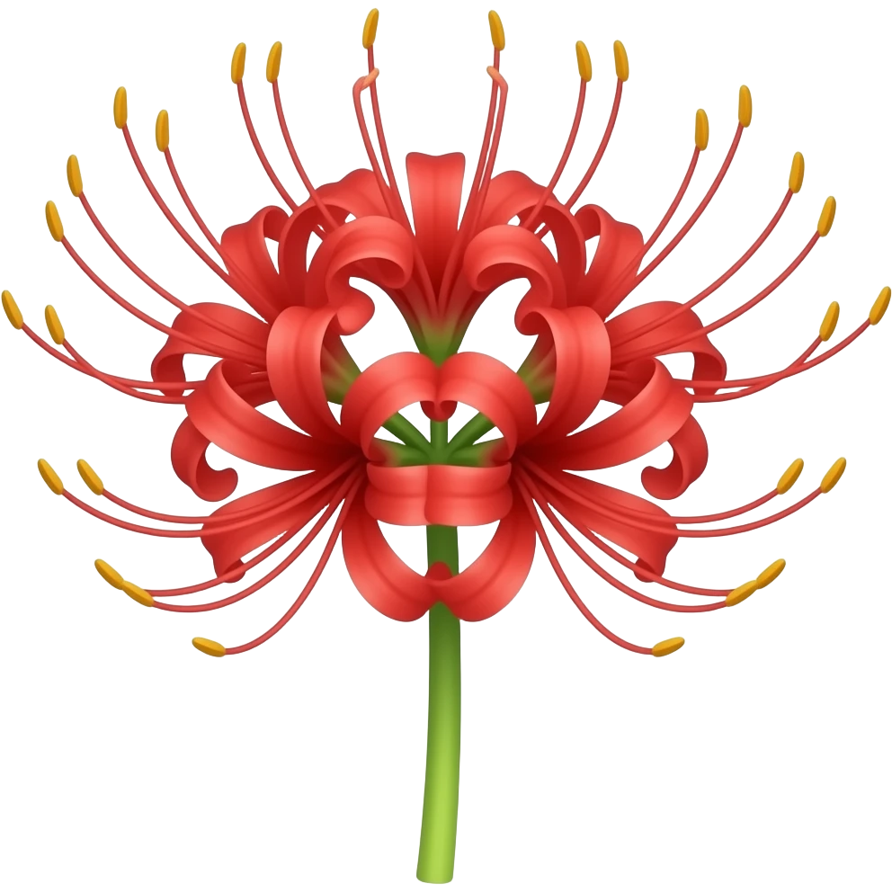 Red spider lily emoji