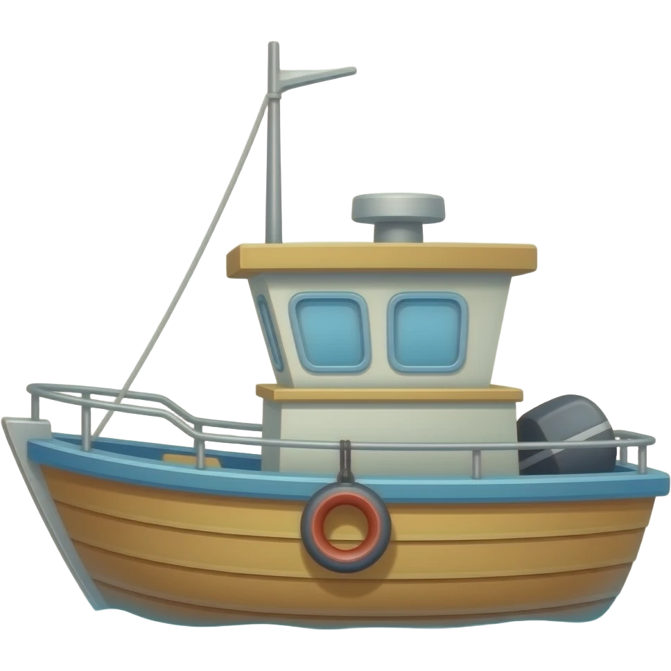 fishing boat emoji
