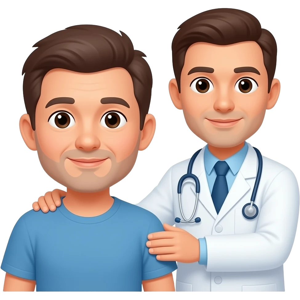 occupational therapy with a male doctor emoji