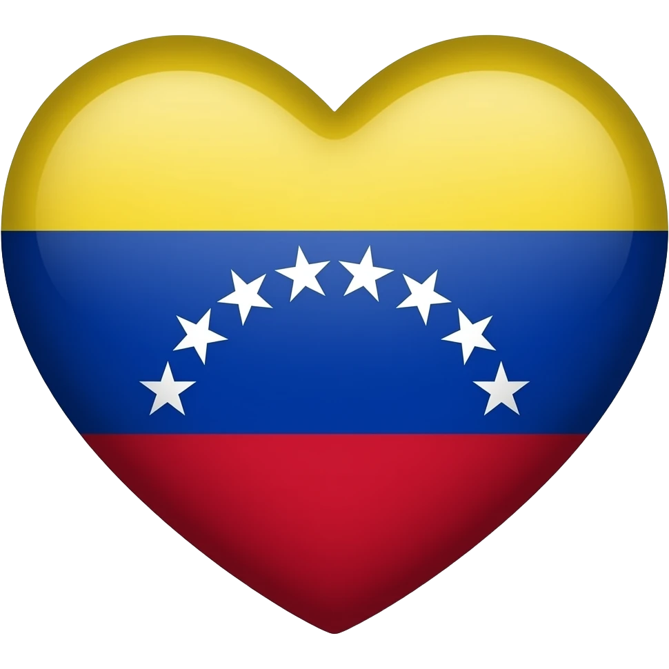 Corazón venezolano emoji