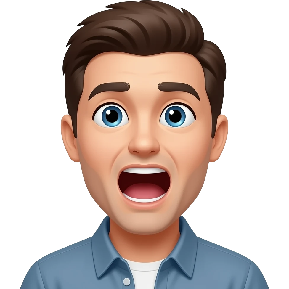 Screaming and yelling emoji