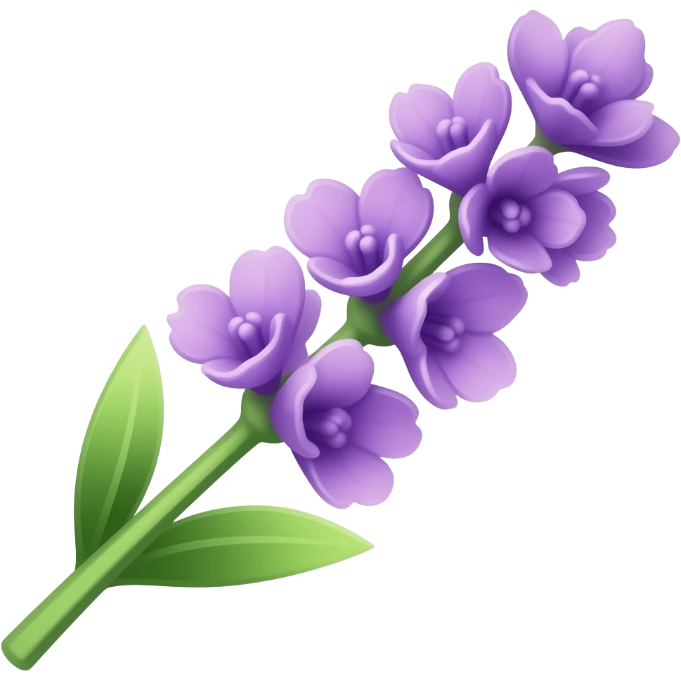 Lavender label emoji
