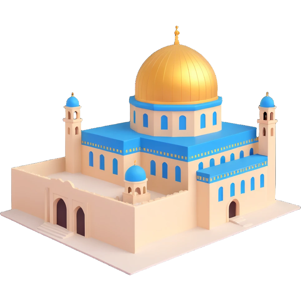 Dome of the rock, Jerusalem emoji