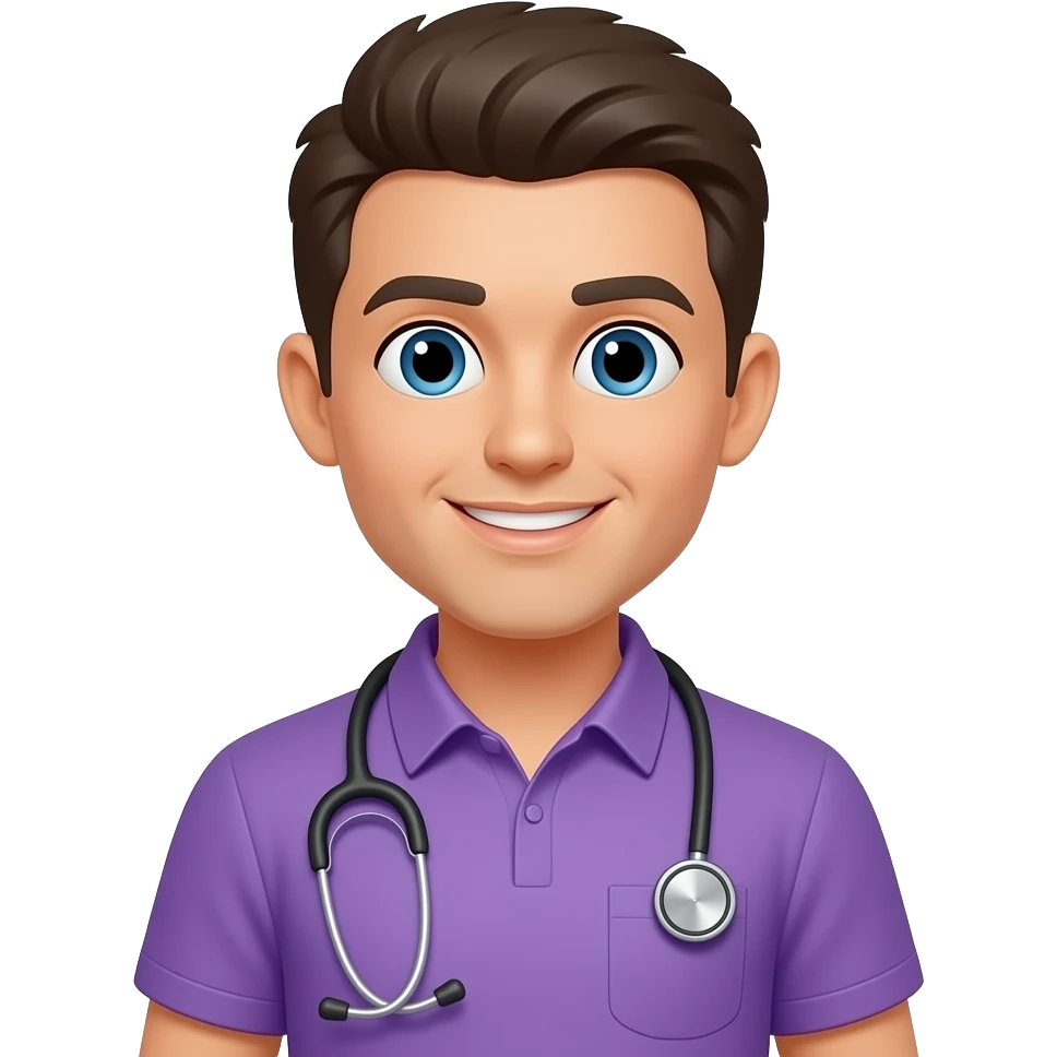 doctor purple shirt emoji