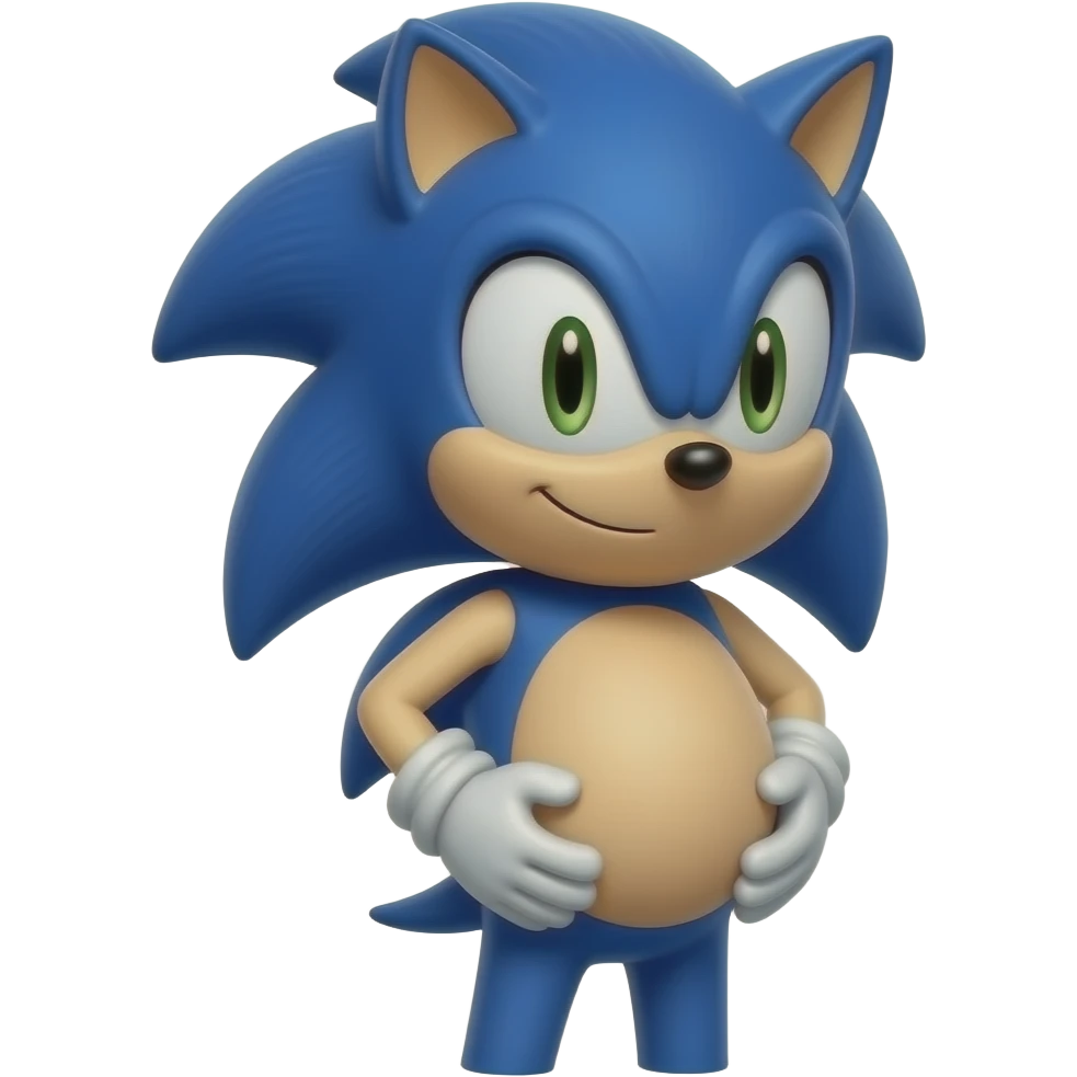 sonic SUMO pregnant emoji