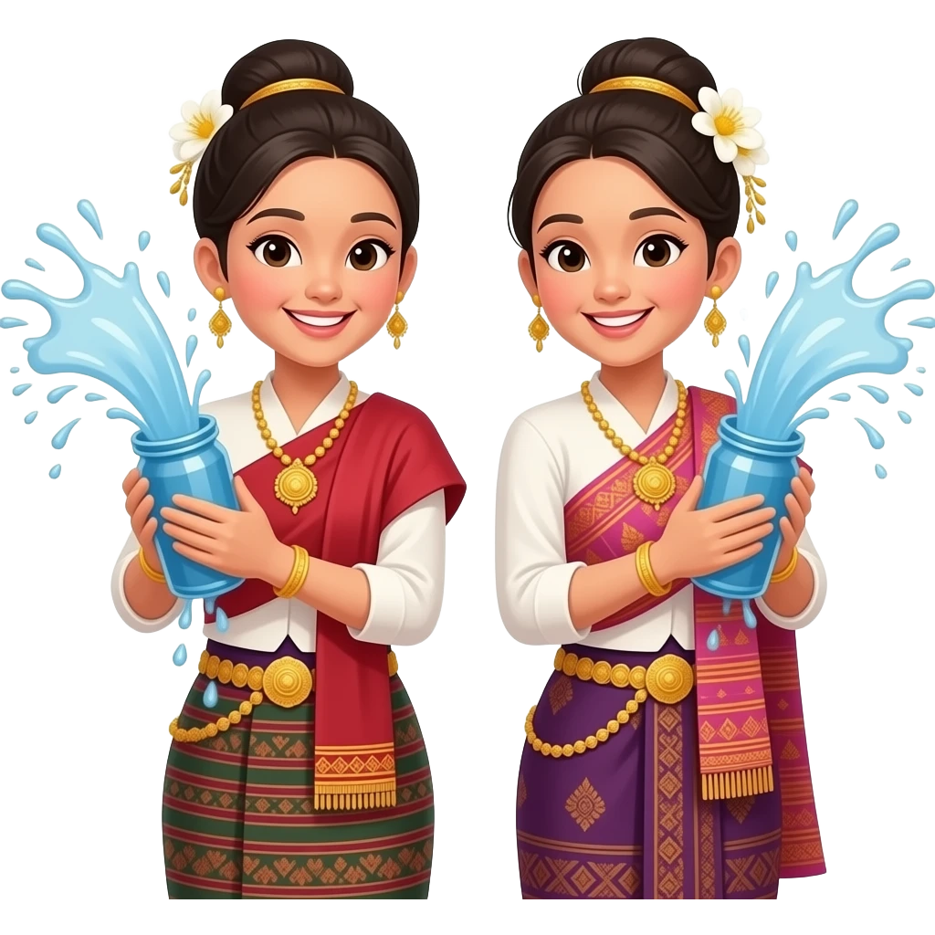songkran women emoji