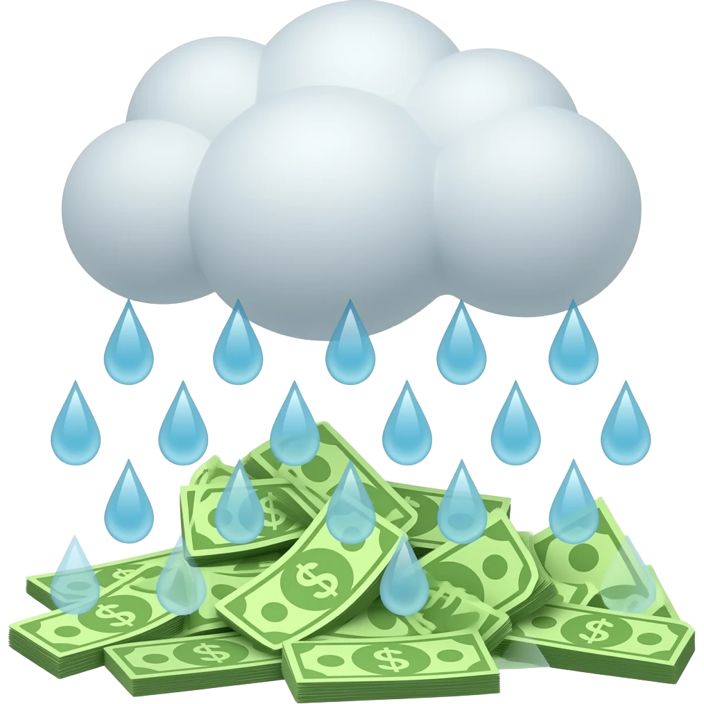 MONEY RAIN emoji